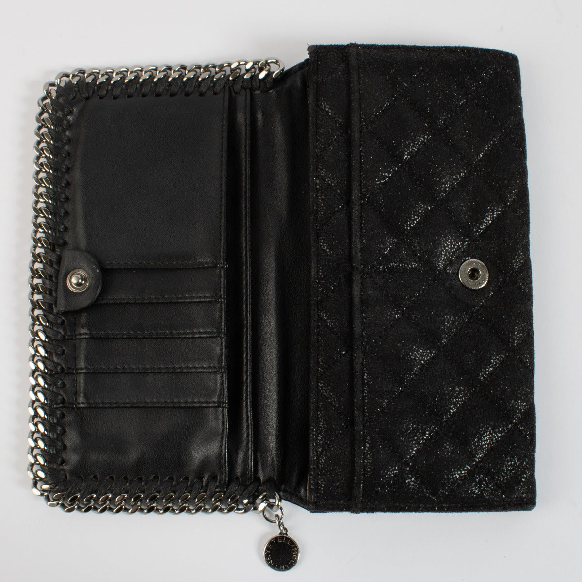 shop 100% authentic second hand Stella McCartney Black Quilted Wallet on Labellov.com