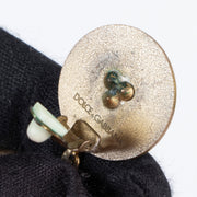 Dolce & Gabbana Roman Gold Clip-On Earrings