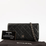 Shop this authentic Chanel Black WOC Wallet on Chain Bag Pre-Loved on Labellov.com