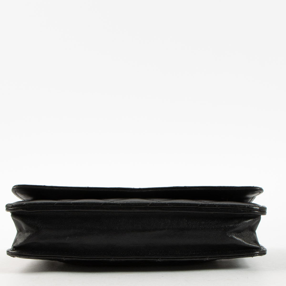 Shop this authentic Chanel Black WOC Wallet on Chain Bag Pre-Loved on Labellov.com