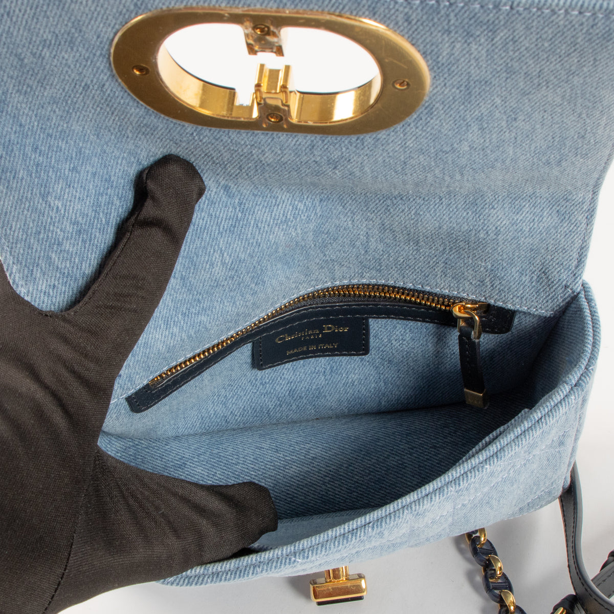 Shop this authentic Christian Dior Jeans Blue Crossbody pre-loved on Labellov.com