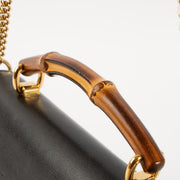 Shop this authentic Gucci Black Bamboo Top handle Pre-Loved on Labellov.com