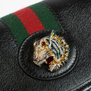 Shop this authentic Gucci Black Rajah Mini Leather Crossbody pre-loved on Labellov.com