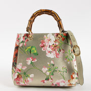 Shop this authentic Gucci Printed Flora Bamboo Shopper Mini Pre-Loved on Labellov.com