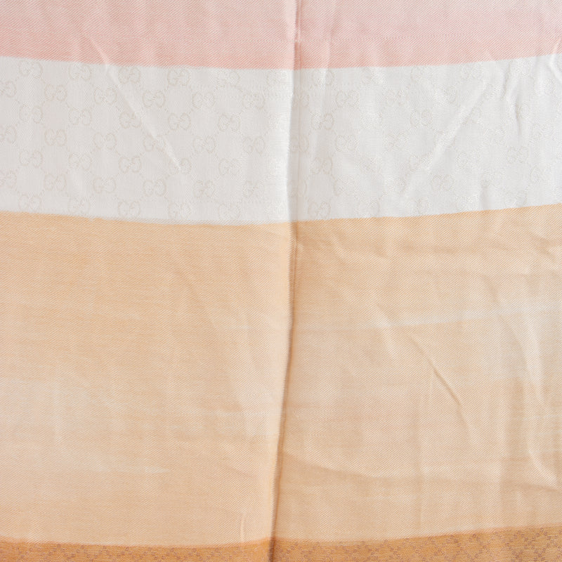 Shop this authentic Gucci GG lamé jacquard shawl Pre-Loved on Labellov.com