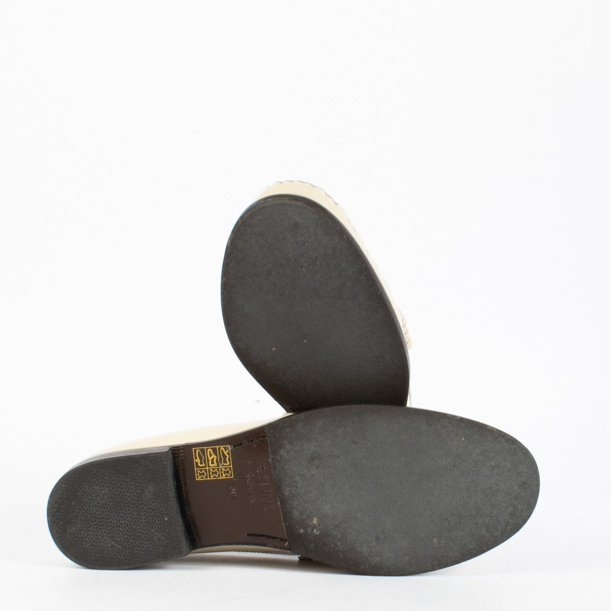Authentic pre-loved Celine Milk Luco Loafers in Calfskin — Size 39.5 on Labellov.com