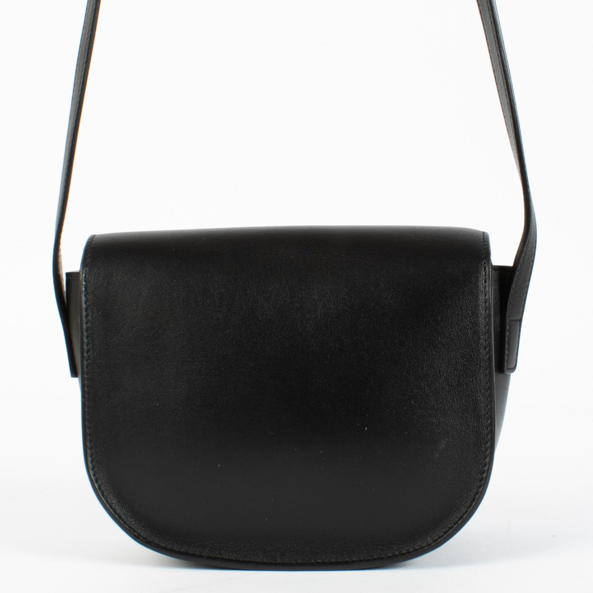 Authentic pre-loved Celine Black Folco Cuir Smooth Calfskin Crossbody Bag on Labellov.com