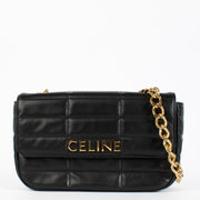 Authentic pre-loved Celine Quilted Black Matelasse Chain Shoulder Bag on Labellov.com