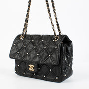 Shop the authentic Chanel Black Quilted Lambskin Pearl Flap Bag at Labellov.com.