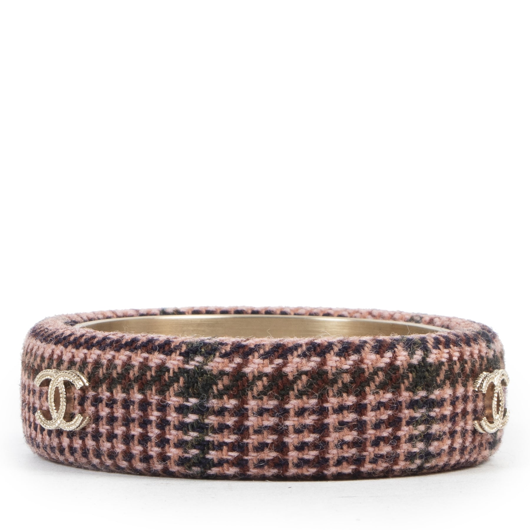 Chanel Tweed CC Bracelet