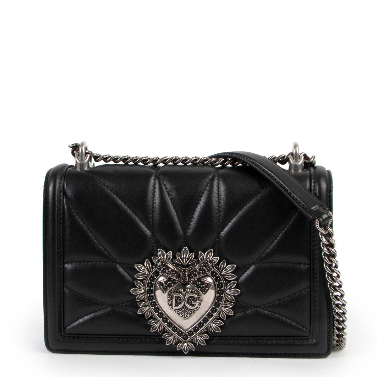 Dolce & Gabbana Black Devotion Crossbody for the best price at Labellov secondhand luxury