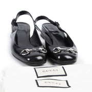 Gucci Black Vernis Leather Horsebit Flats kopen en verkopen aan de beste prijs
