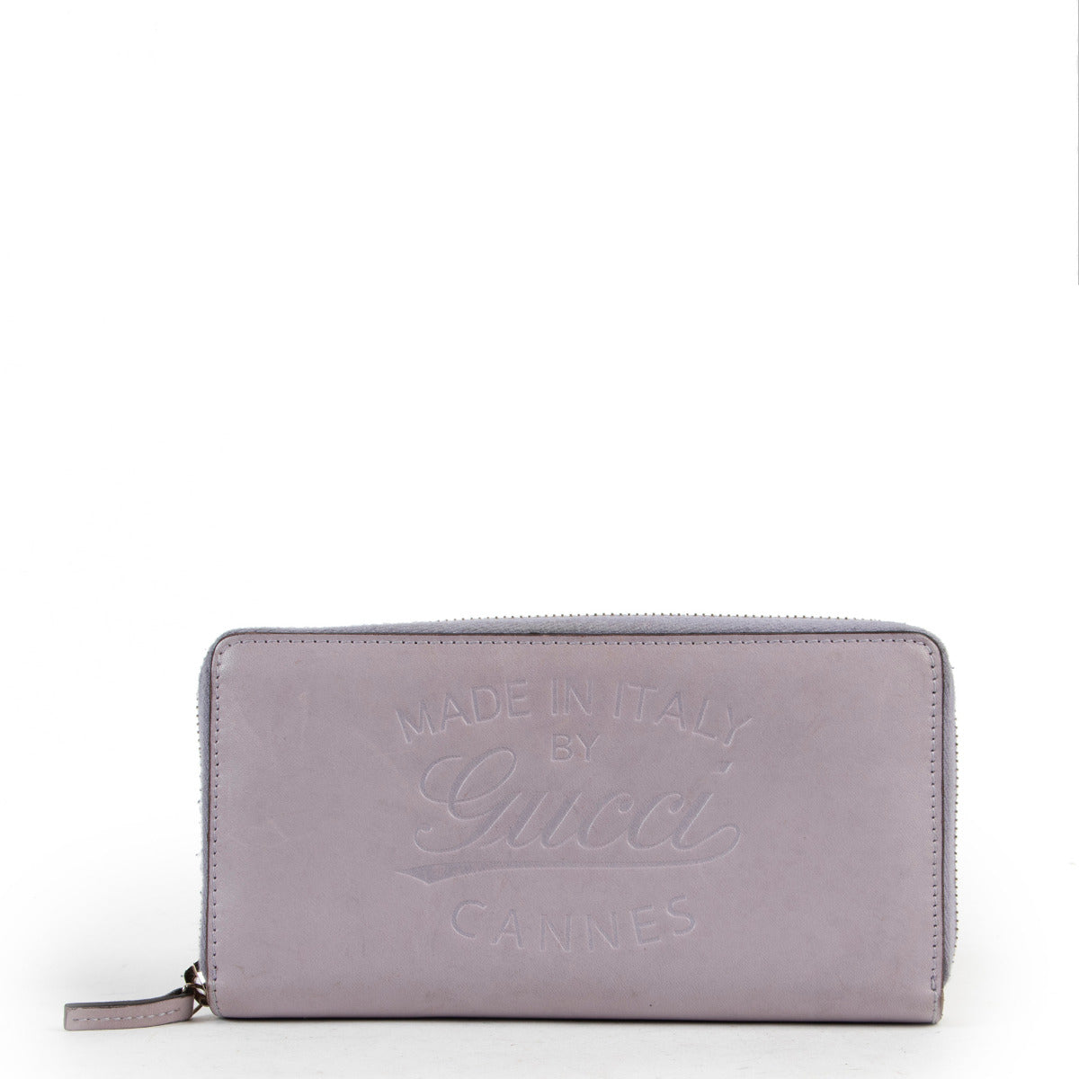 Gucci 'Cannes' Lilac Zip-Around Wallet