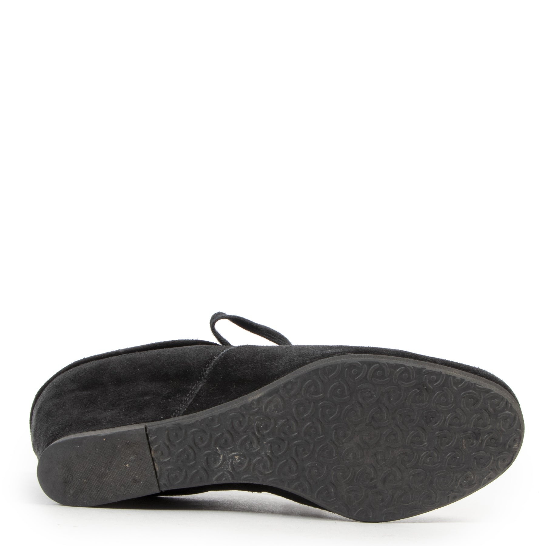 Louis Vuitton Black Suede Wedge Booties for the best price at Labellov secondhand luxury