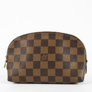 Authentic pre-loved Louis Vuitton Damier Ebene Cosmetic Pouch PM on Labellov.com