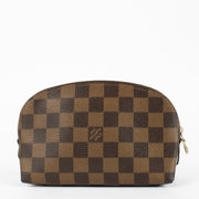 Authentic pre-loved Louis Vuitton Damier Ebene Cosmetic Pouch PM on Labellov.com