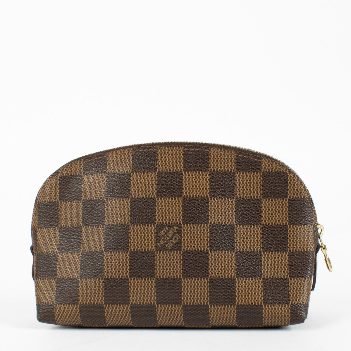 Authentic pre-loved Louis Vuitton Damier Ebene Cosmetic Pouch PM on Labellov.com