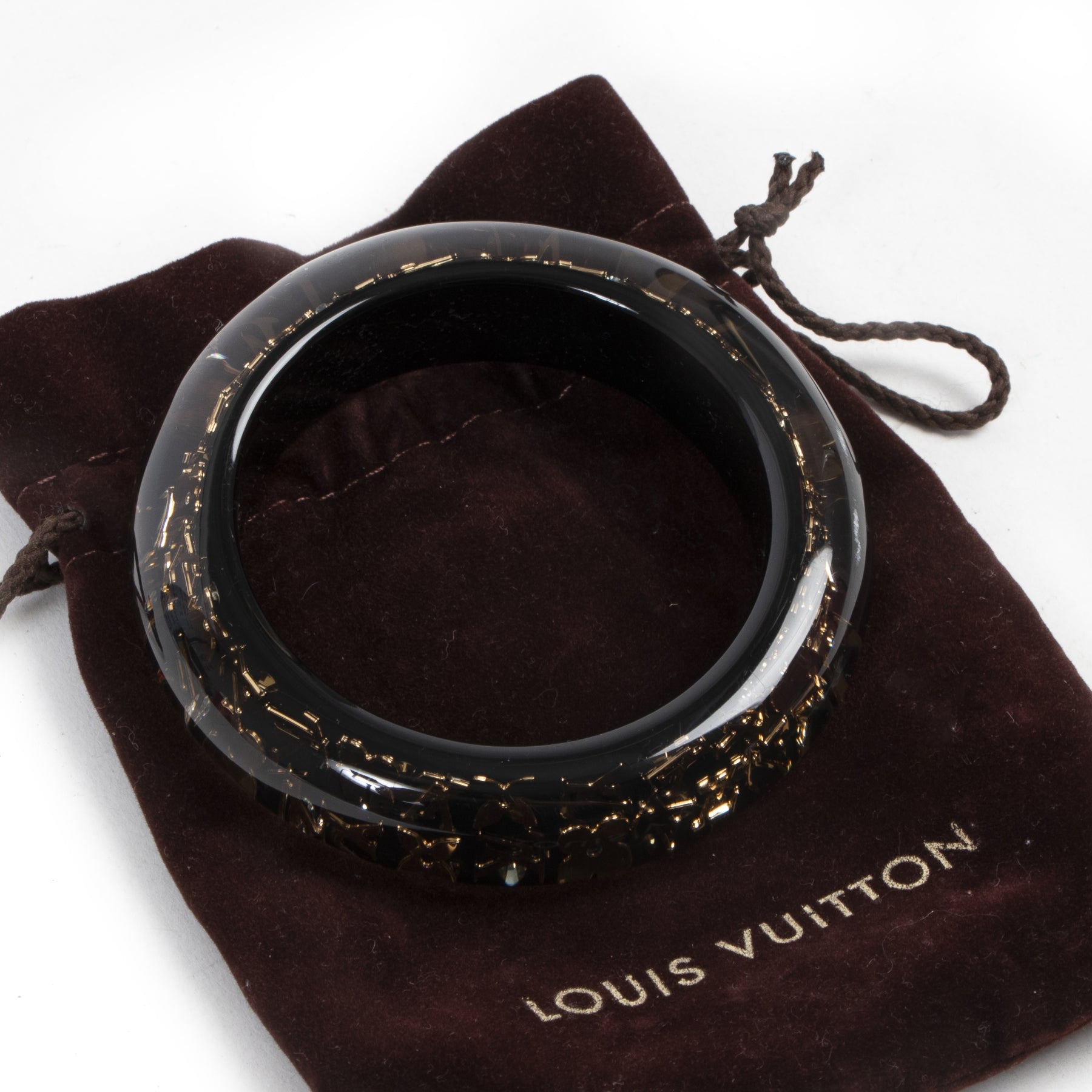 Louis Vuitton Plexi Monogram Bangle pour le meilleur prix chez Labellov à Anvers Belgique