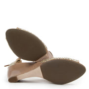 We buy and sell your authentic designer Miu Miu Nude Sequin Sandals
