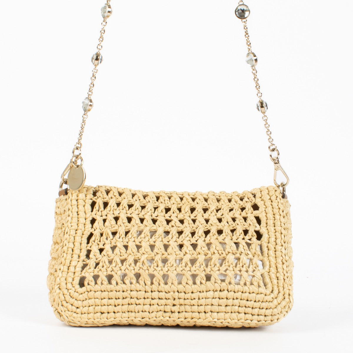 Authentic preloved Miu Miu Natural Raffia Bag on Labellov.com