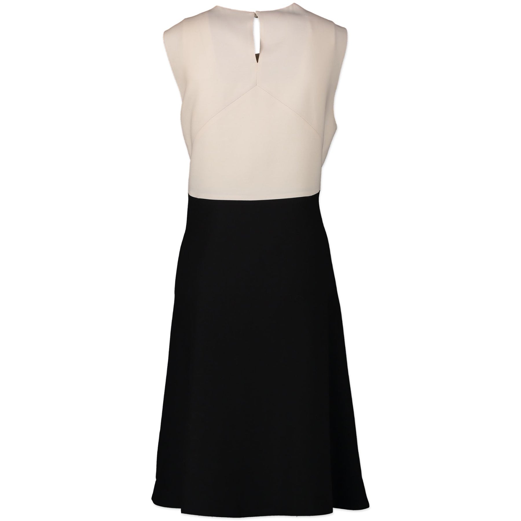 Authentieke tweedehands vintage Valentino Black And White A-line Dress - Size IT48 koop online webshop LabelLOV