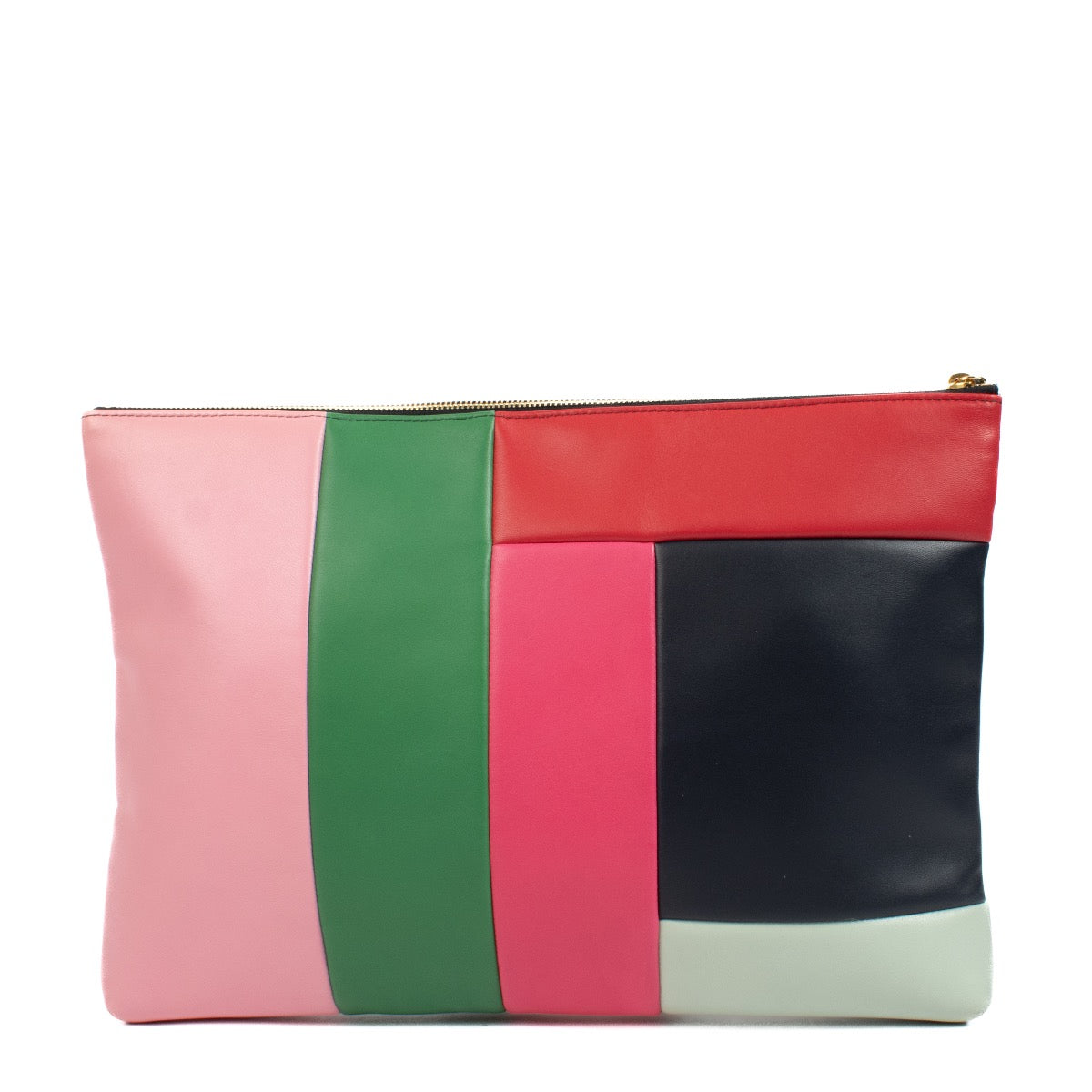 shop 100% authentic second hand Chanel Multicolor Colour Block Patchwork Clutch on Labellov.com