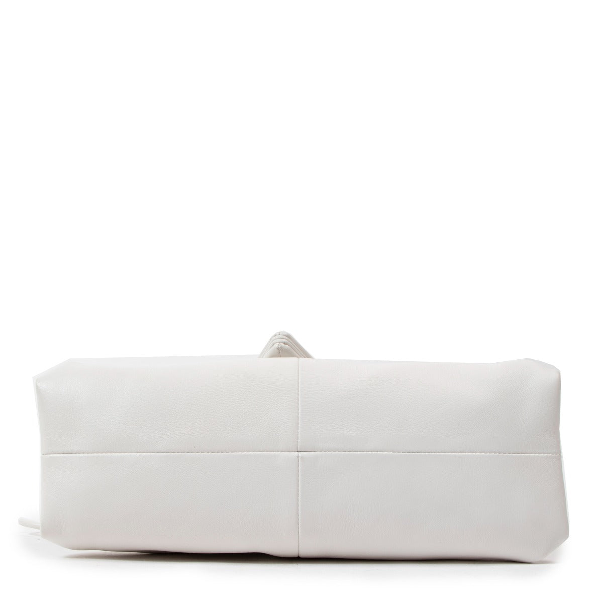 Bottega Veneta Witte Trine Angular Envelop Clutch