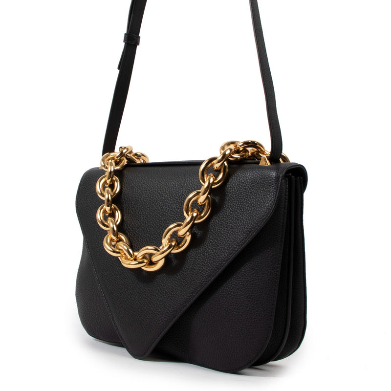 Bottega Veneta Mount Medium Black Shoulder Bag