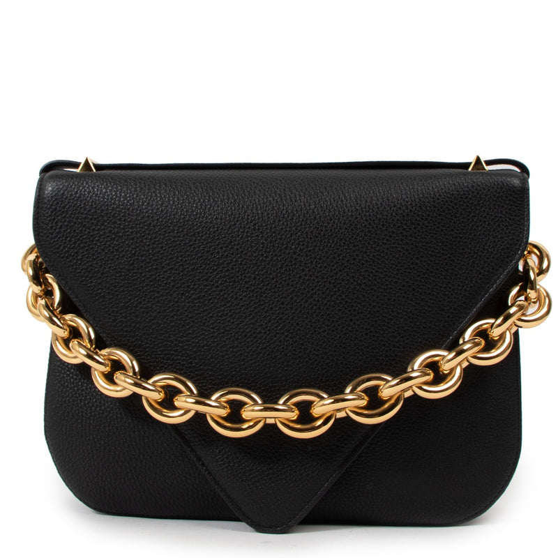 Bottega Veneta Mount Medium Black Shoulder Bag