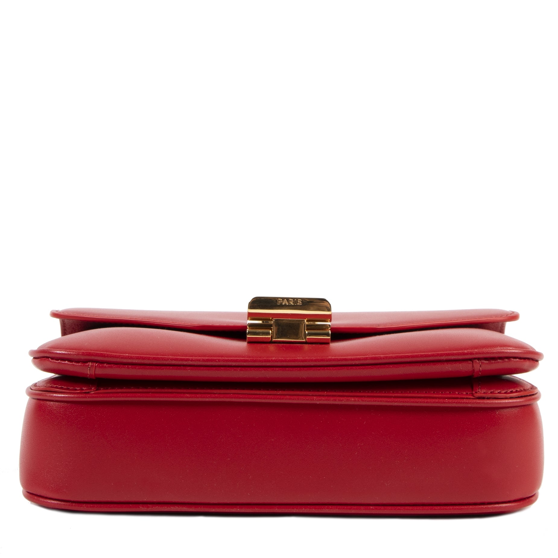 Celine Red Smooth Leather Small C Bag