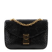 Celine Black Python Medium C bag