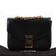 acheter en ligne seconde main Celine Black Boxcalf Small C-bag