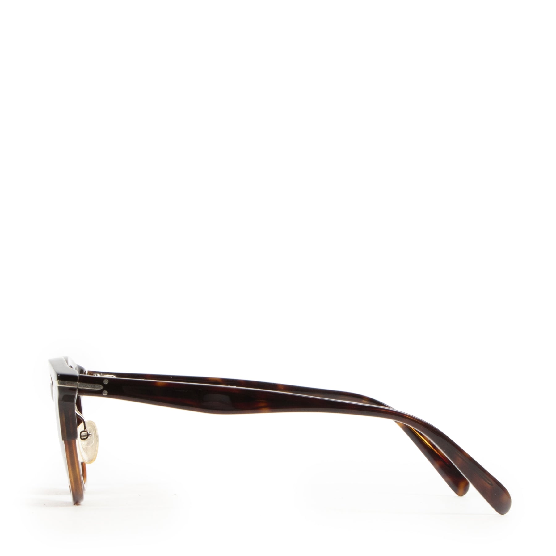 Authentieke Tweedehands Céline Round Bicolor Black Havanna Sunglasses juiste prijs veilig online shoppen luxe merken webshop winkelen Antwerpen België mode fashion