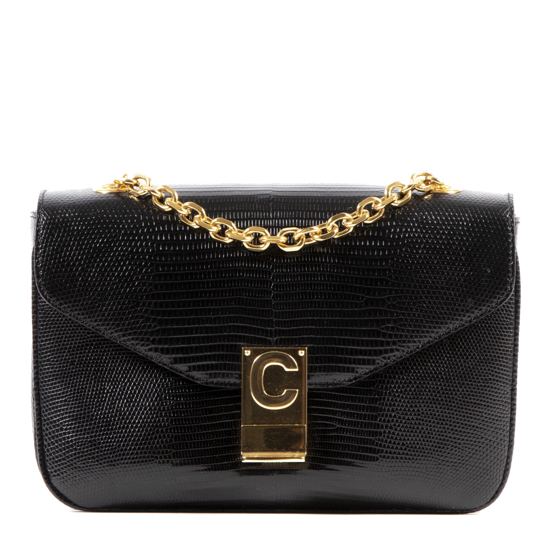 Koop en verkoop veilig en makkelijk uw authentieke designer Celine C Black Medium Matelasse Bag