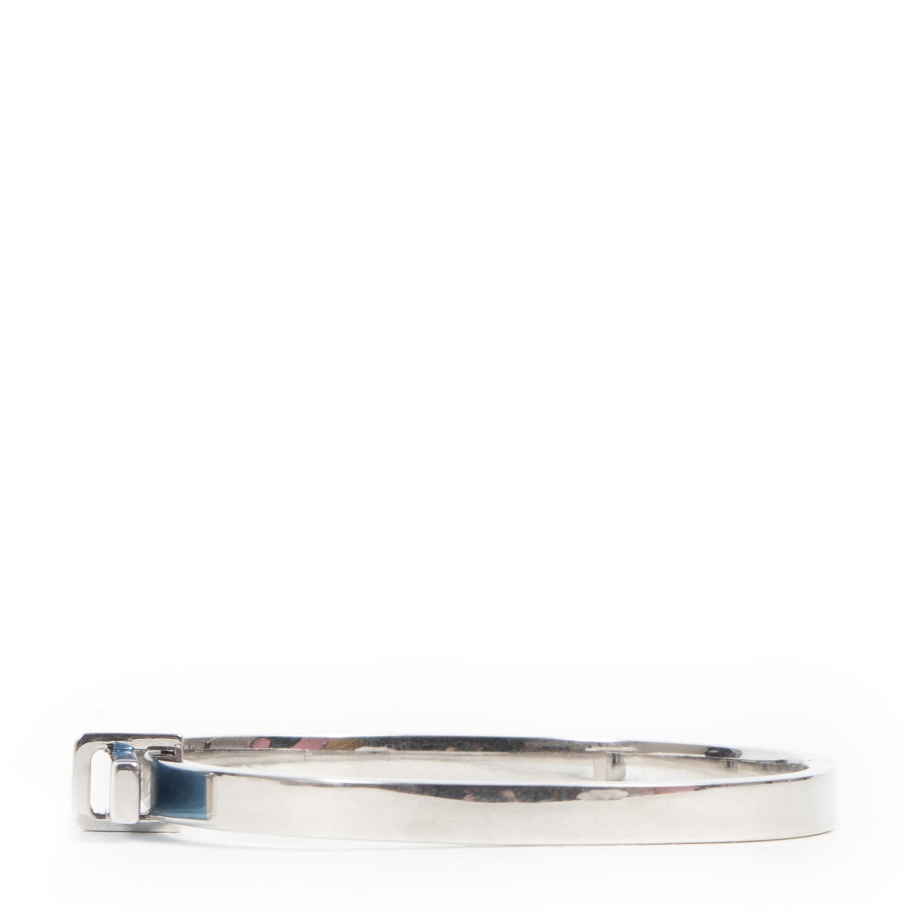 Authentieke Tweedehands Céline Silver Extra Thin Bracelet - Size Large juiste prijs veilig online shoppen luxe merken webshop winkelen Antwerpen België mode fashion