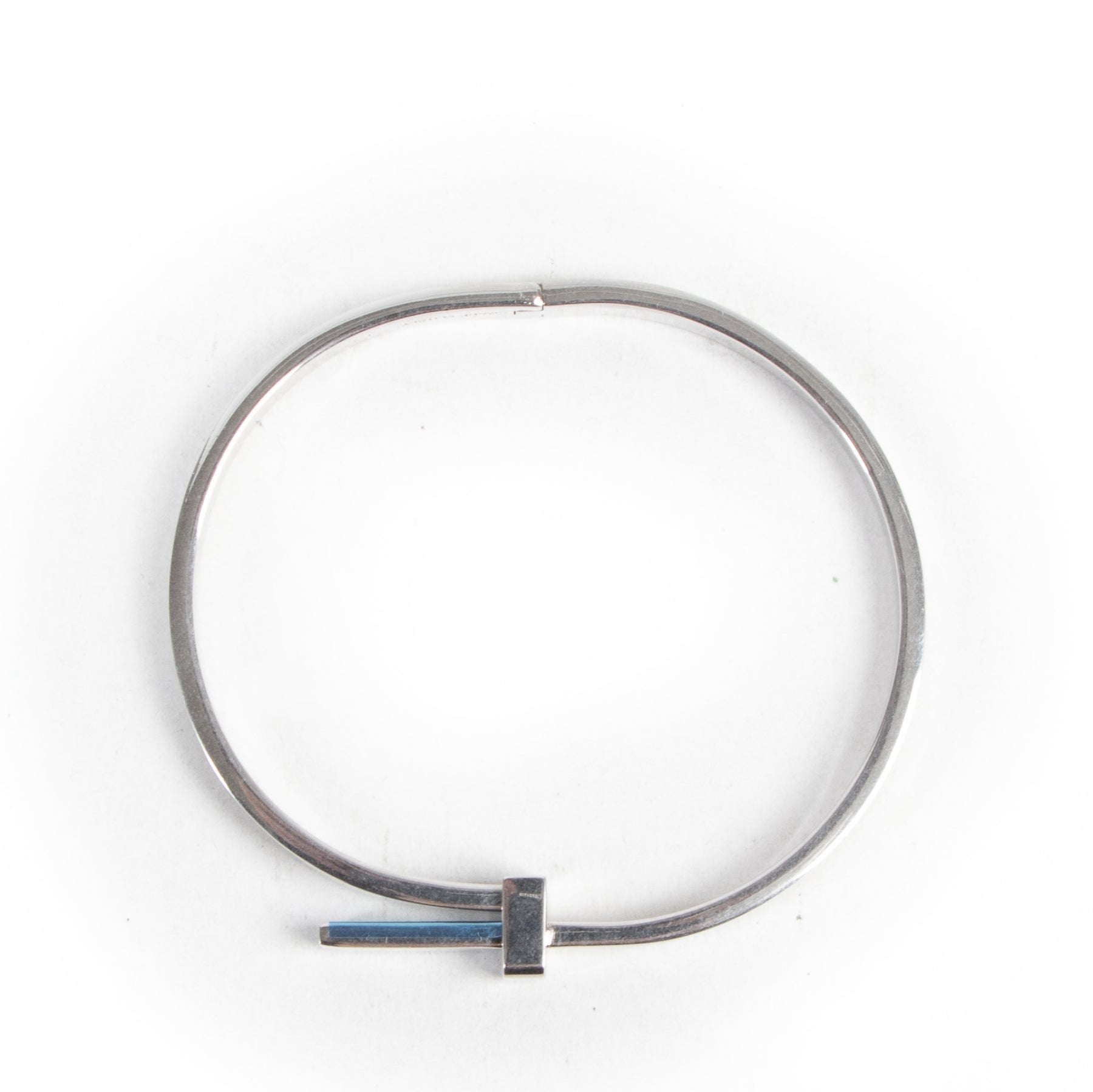 Authentic secondhand Céline Silver Extra Thin Bracelet - Size Large designer accessories fashion luxury vintage webshop safe secure online shopping