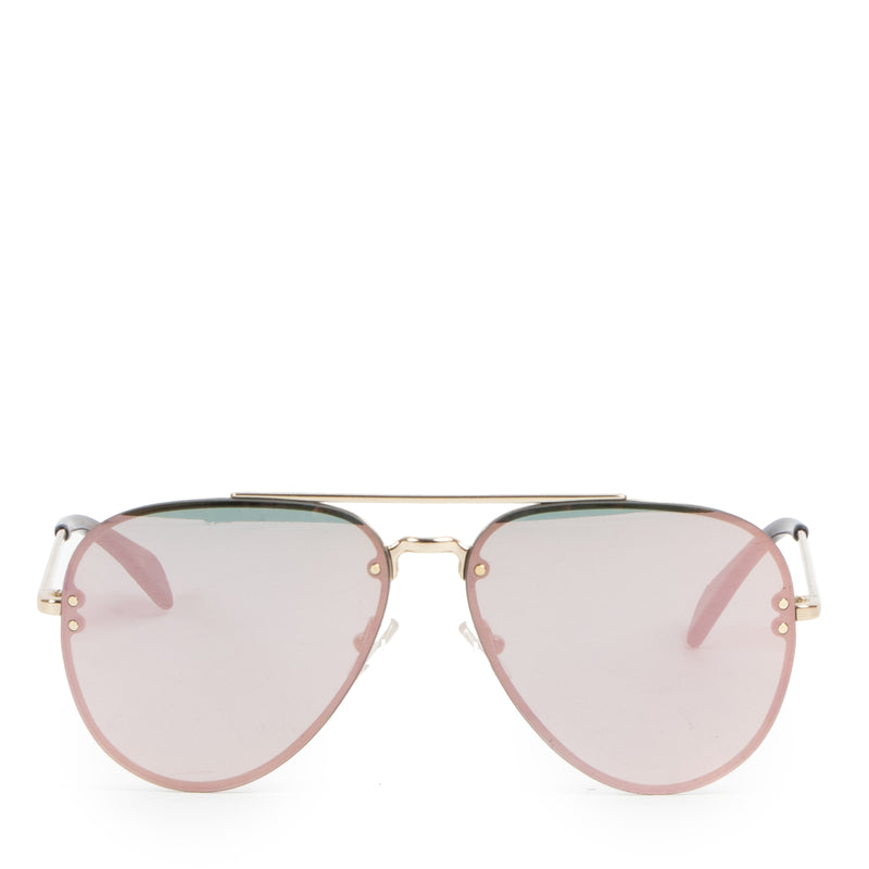 Authentic secondhand Céline Black Aviator Mirror Sunglasses designer accessories fashion luxury vintage webshop safe secure online shopping