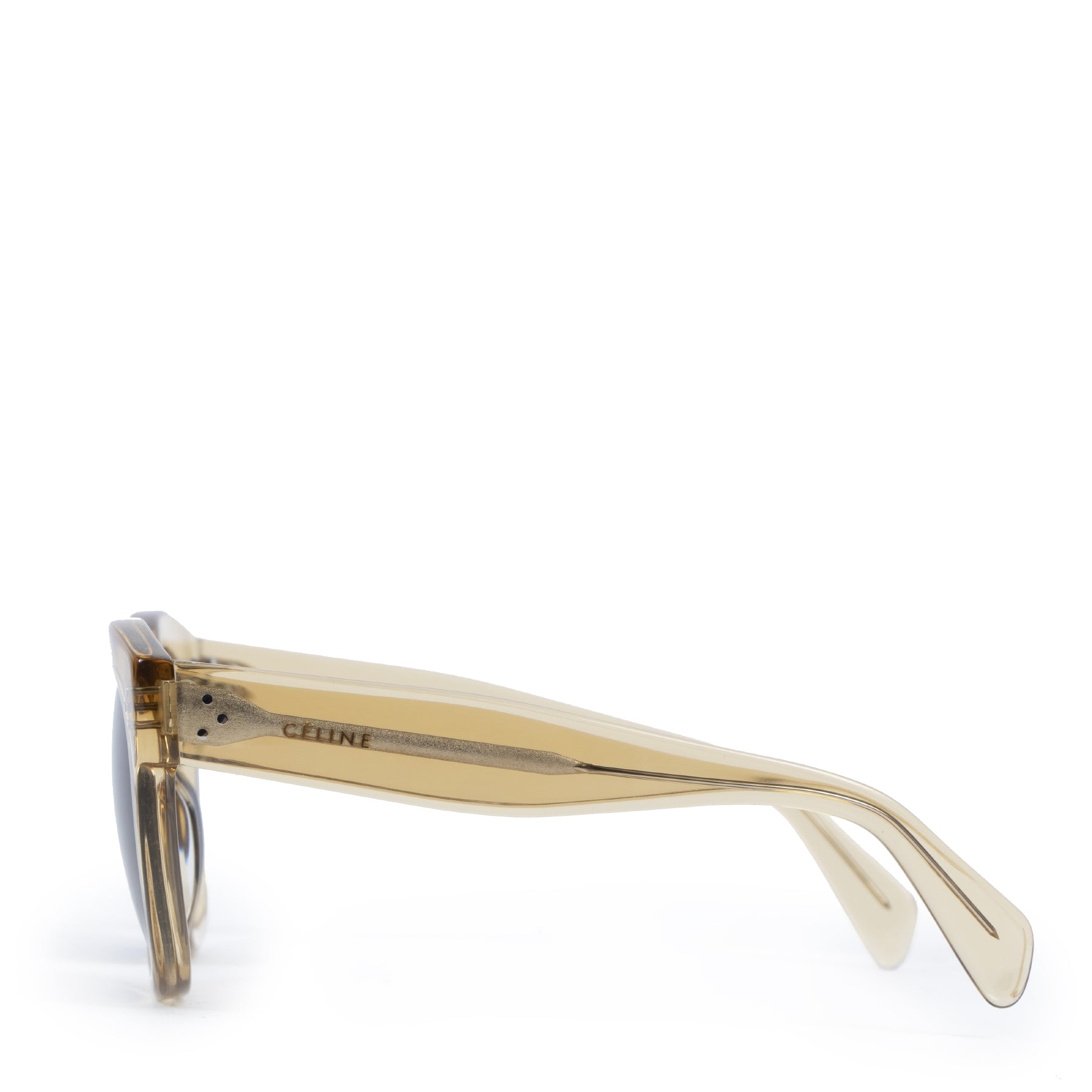 【CELINE】セリーヌ サングラス AUDREY Céline New Audrey Sunglasses in Transparent Champagne Acetate