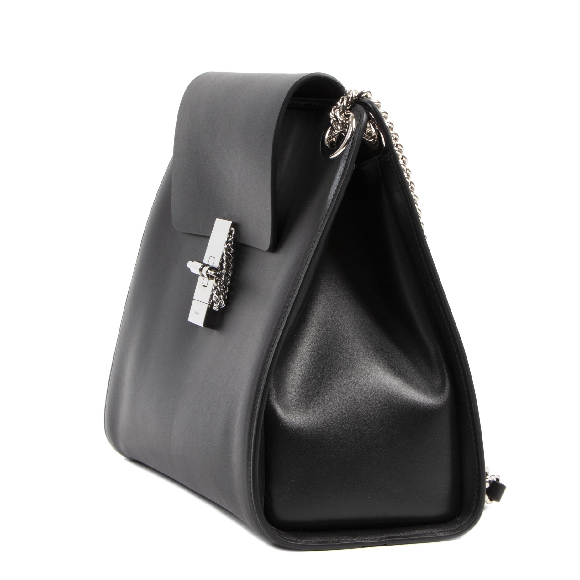 We buy and sell your authentic designer Chloé Black Annie Shoulder Bag GHW for the best price