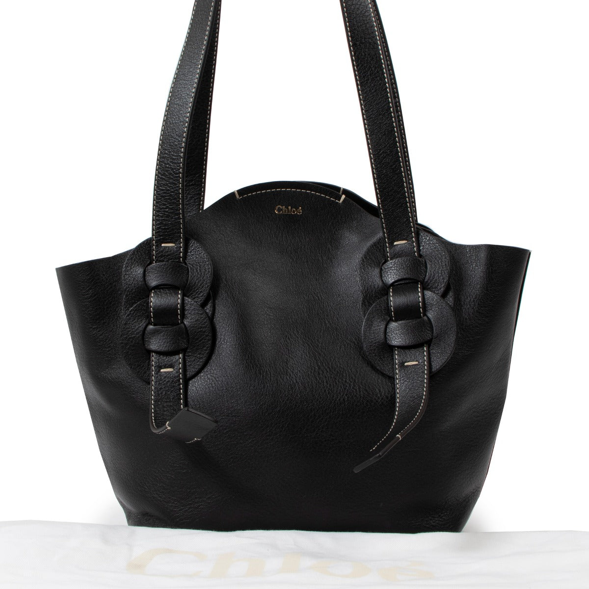 Chloé Black Small Darryl Tote Bag