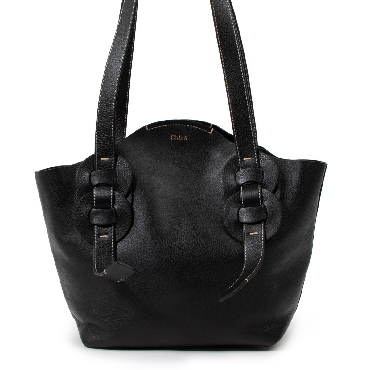 Chloé Black Small Darryl Tote Bag