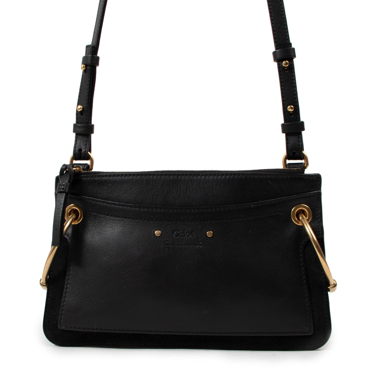 Chloé Black Mini Roy Crossbody Bag