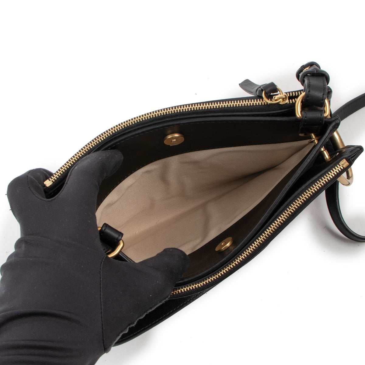 Sac porté épaule Chloé Mini Roy noir
