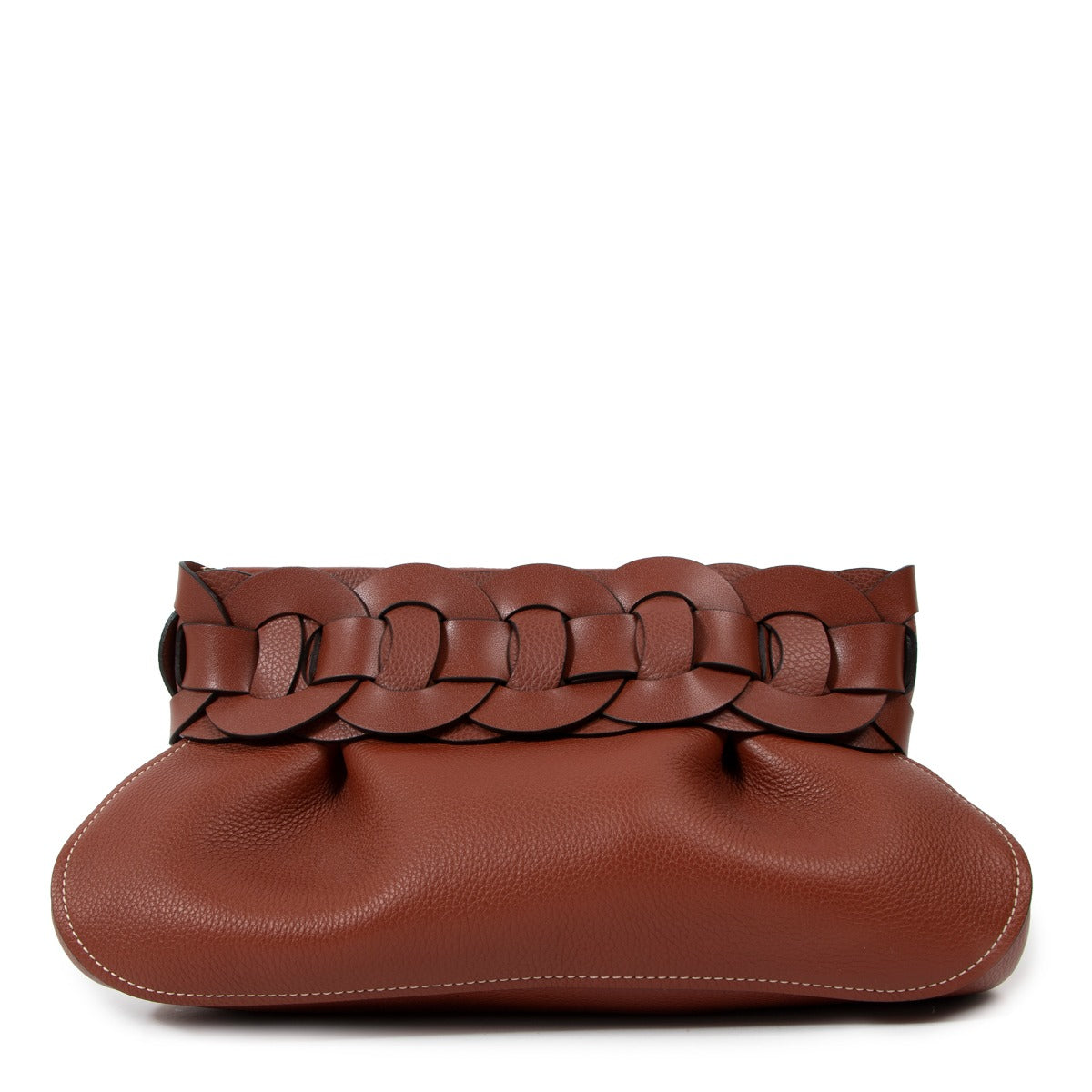 Chloé Darryl Sepia Brown Clutch
