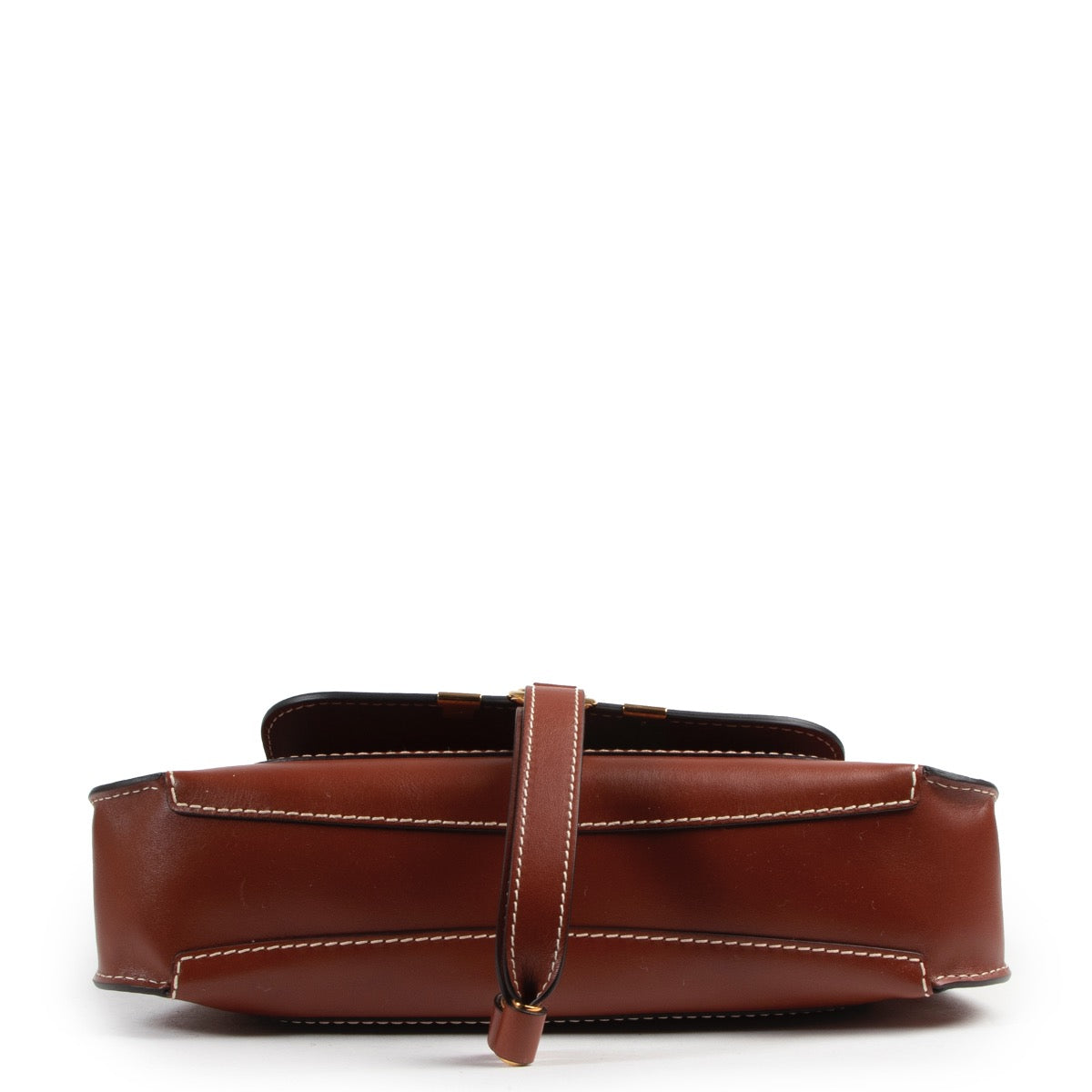 Shop safe online this Chloé Marcie bag in brown leather.