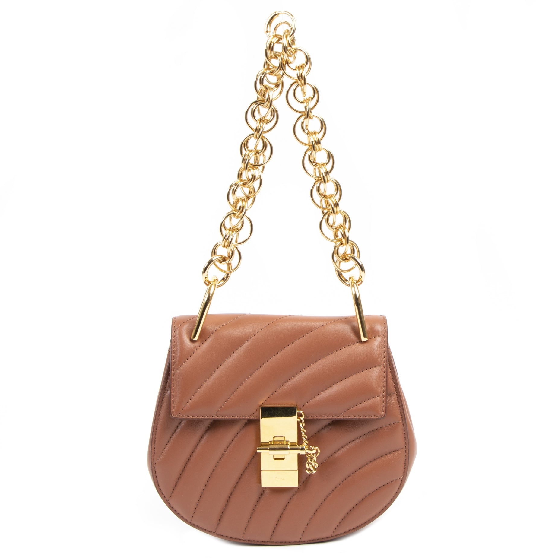Chloé Drew Sac bijoux marron châtaigne