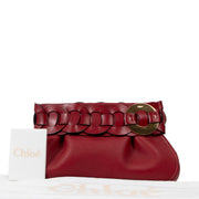 Chloé Darryl Smoked Red Clutch