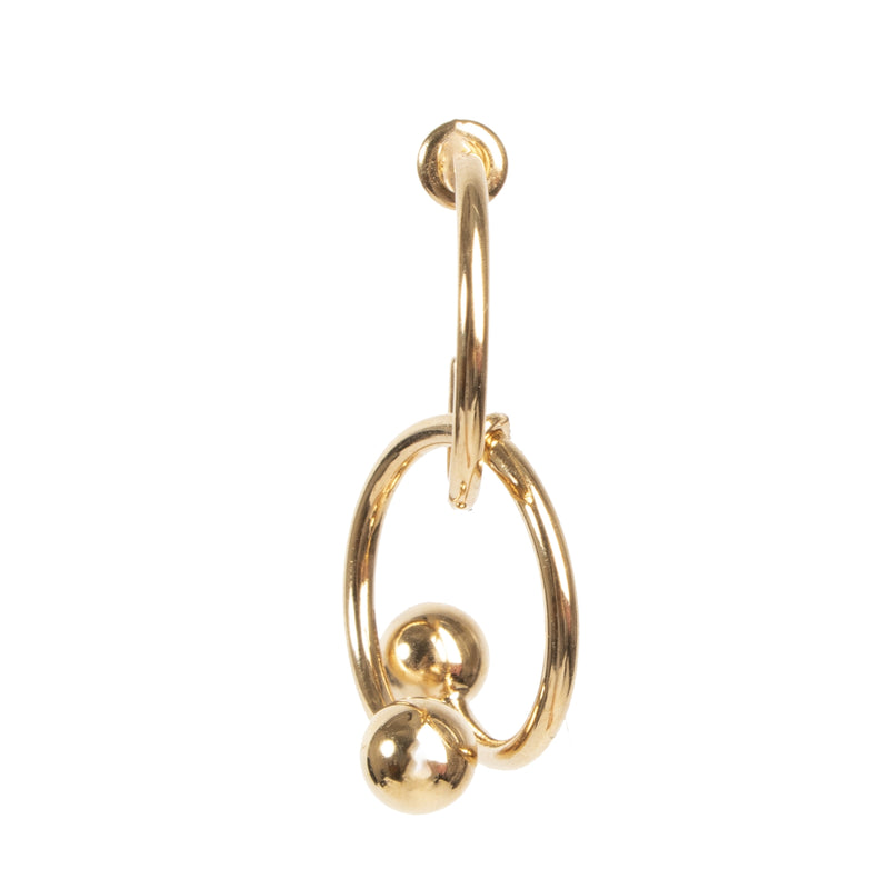 J.W. Anderson Golden Pierce Earrings. Authentieke J.W. Anderson accessoires bij LabelLOV Antwerpen. Authentique seconde-main luxury en ligne webshop LabelLOV. Authentic J.W. Anderson accessories at LabelLOV Antwerp.