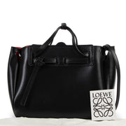 Shop safe online this Loewe Lazo black shoulder bag.