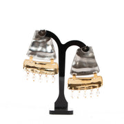 Loewe Earth Gold/Silver Faux Pearl Earrings